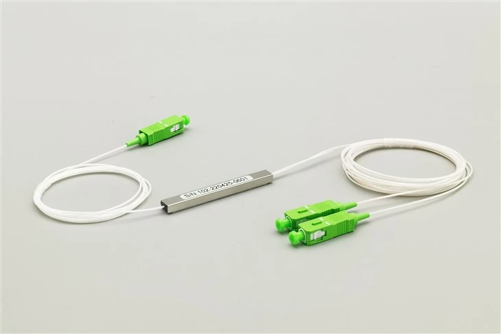 1×2 PLC-vezelsplitter, minimodule, SC/APC